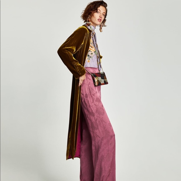 Zara Purple Flower Print Top - Picture 12 of 12